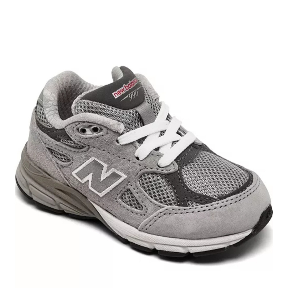 New Balance Kids Sneakers - Gray and White